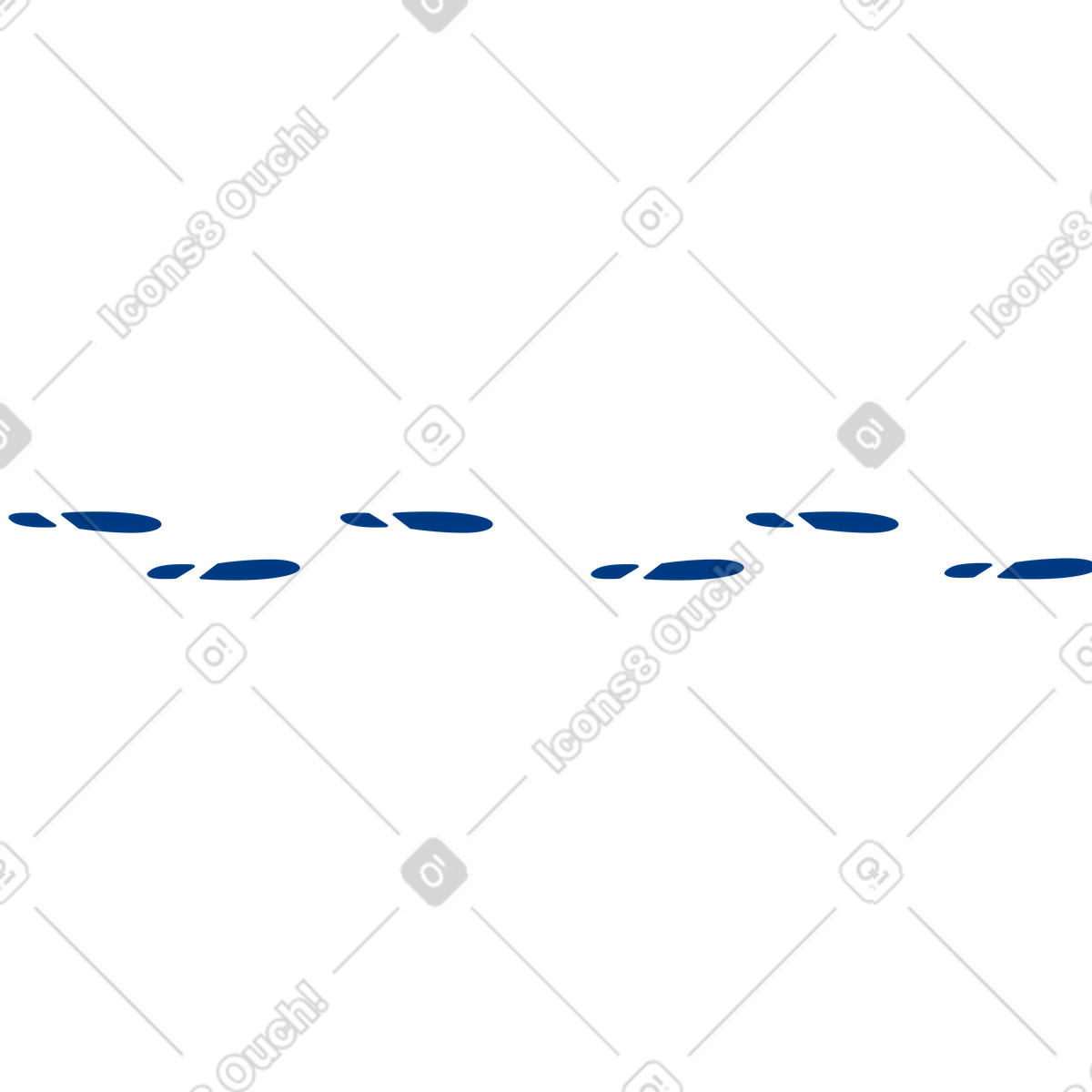 Dissapering steps illustration sound of footsteps clipart graphics in vector