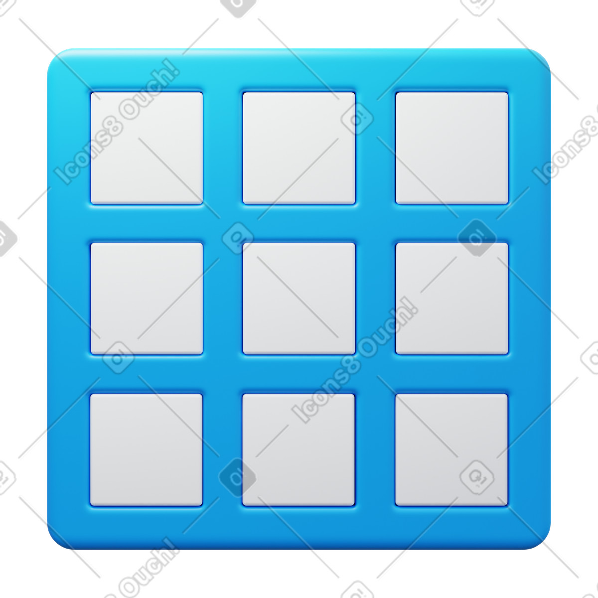 Ilustração de Mesa em no estilo 3D Fluency para baixar em PNG, SVG