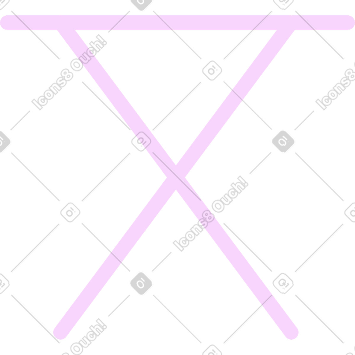 Chair illustration in Marginalia style download in PNG, SVG