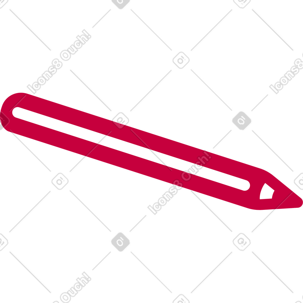 Bleistift-Illustration im Natty-Stil als Download in PNG, SVG