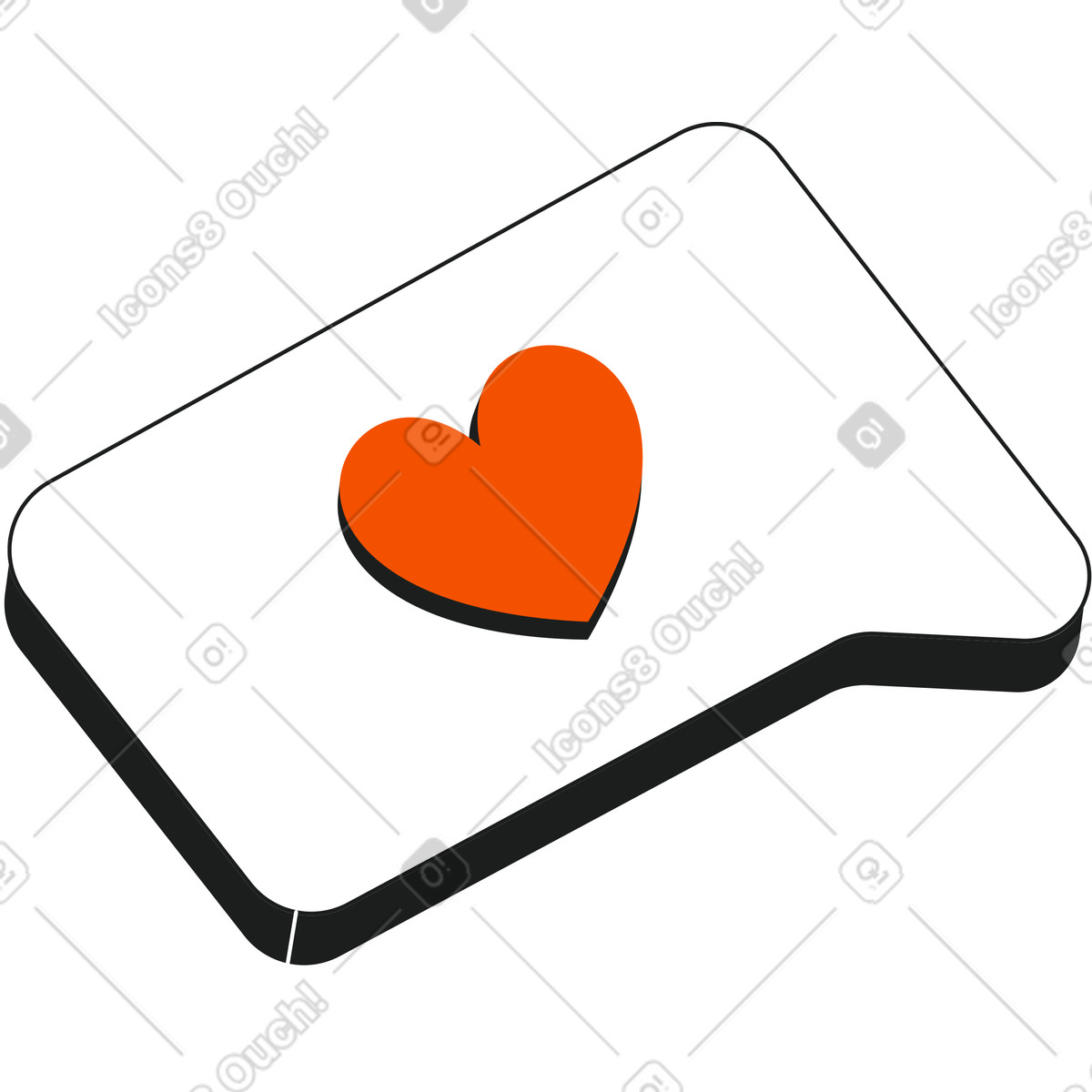 下载 Strict 风格的 心 插画，支持 PNG、SVG 格式