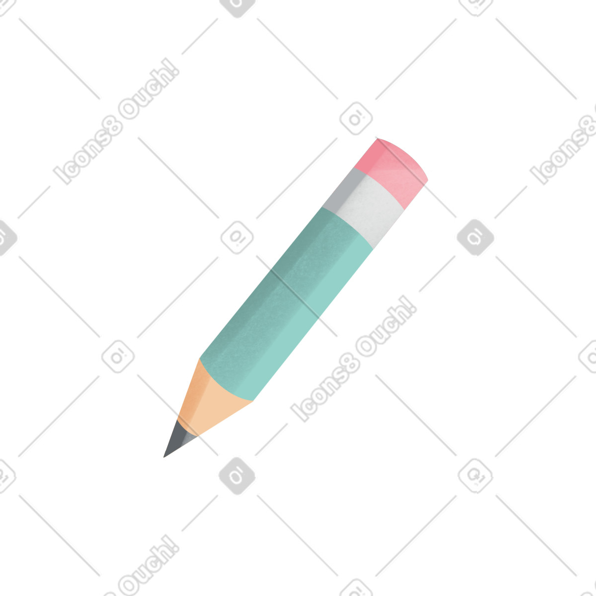 Graphite pencil-Illustration im Shine-Stil als Download in PNG, SVG