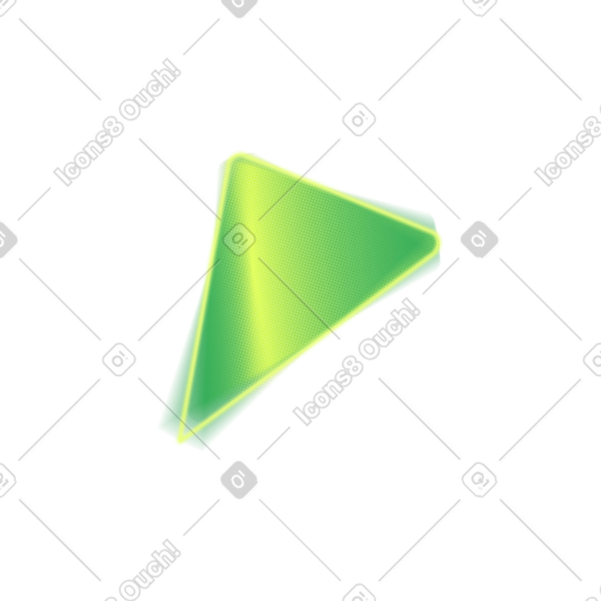 Green decor illustration in PNG, SVG