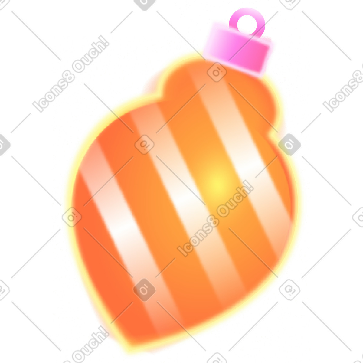 Ilustração de Brinquedo natal amarelo em no estilo Burst para baixar em PNG, SVG