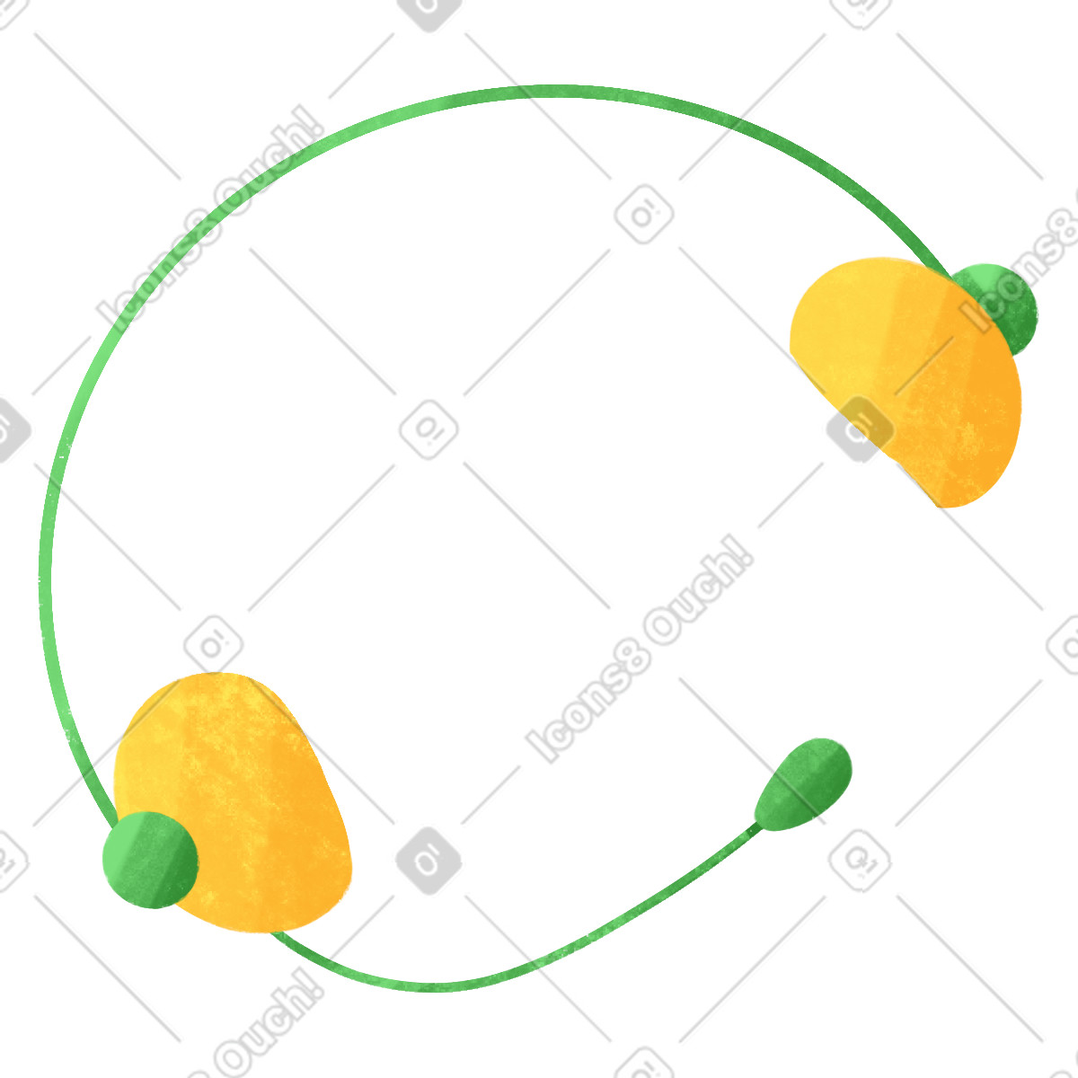 Ilustração de Fone ouvido em no estilo Bonbon para baixar em PNG, SVG
