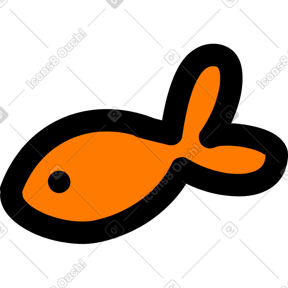 下载 Purr 风格的 鱼 插画，支持 PNG、SVG 格式