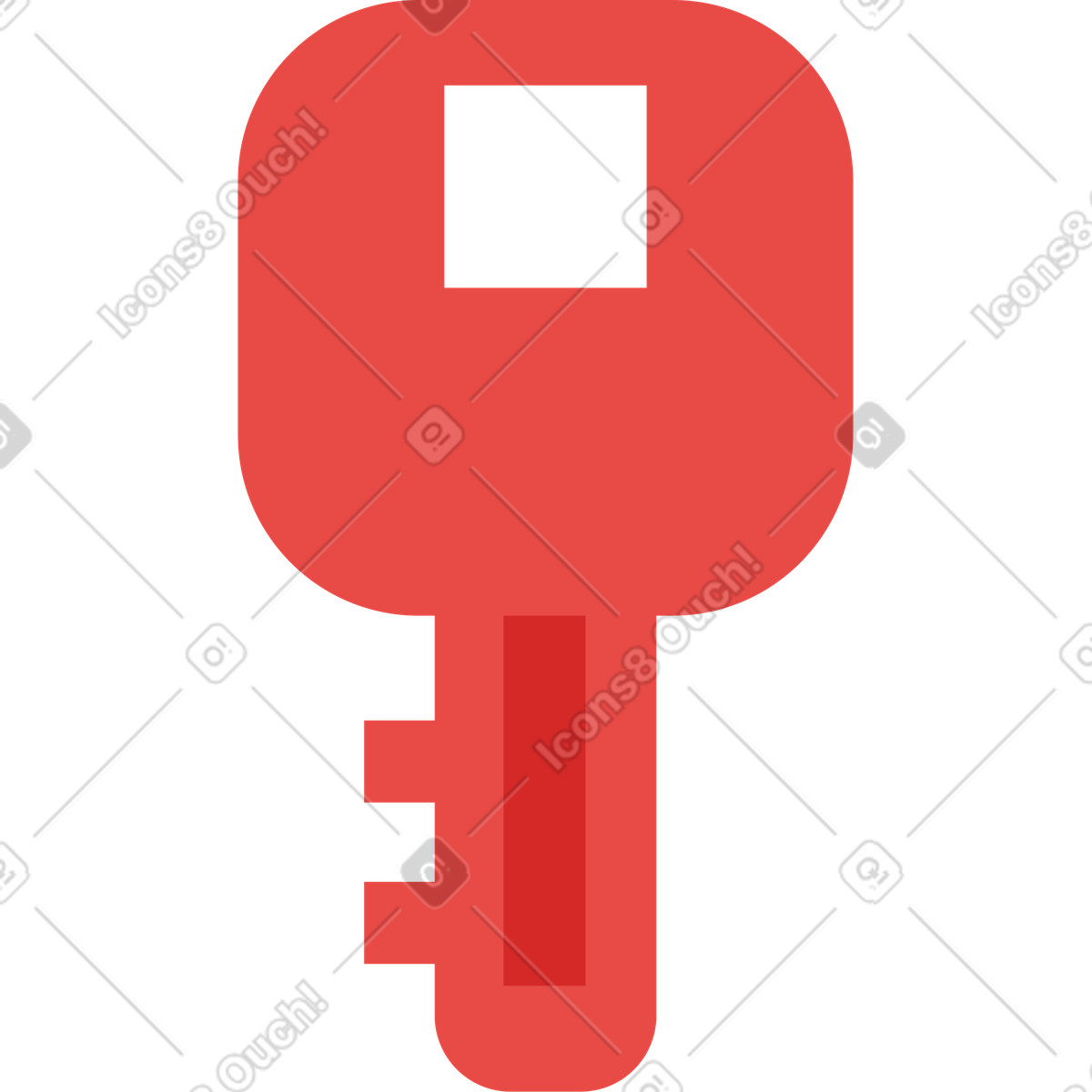 Schlüssel-Illustration im Clip-Stil als Download in PNG, SVG