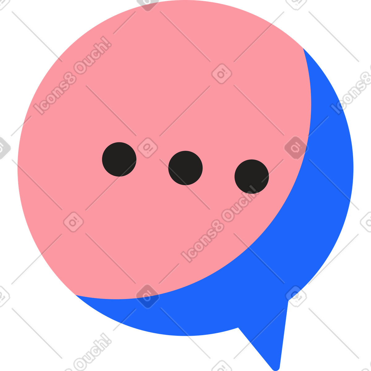 下载 Editorial 风格的 会话框 插画，支持 PNG、SVG 格式