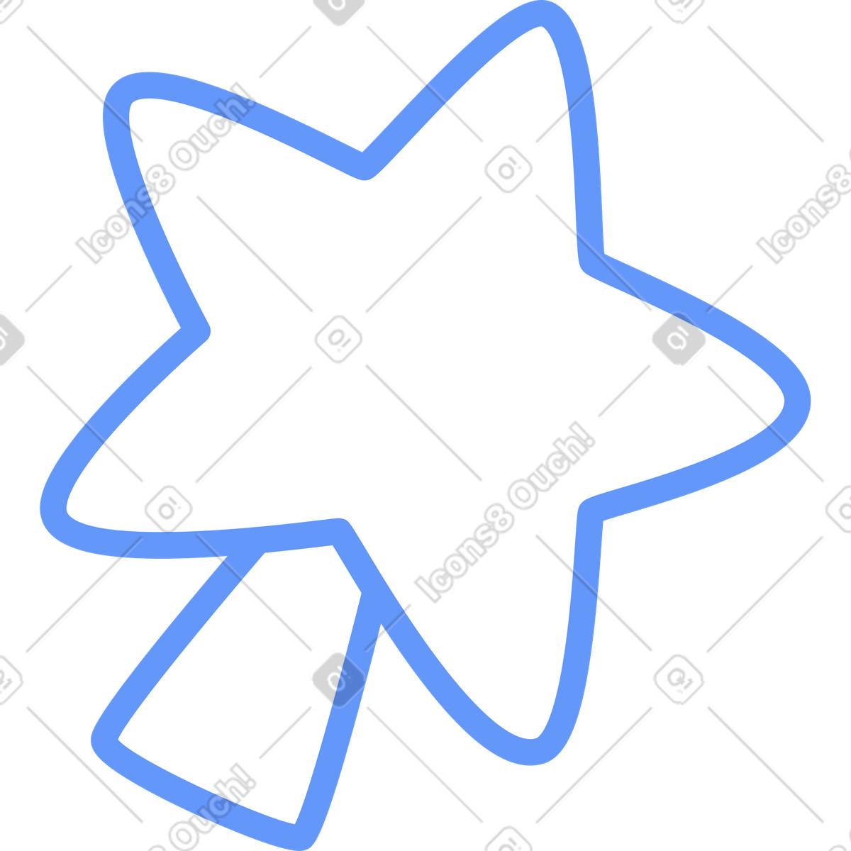 Ilustración Estrella para arbol de navidad en estilo Plain a descargar en PNG y SVG