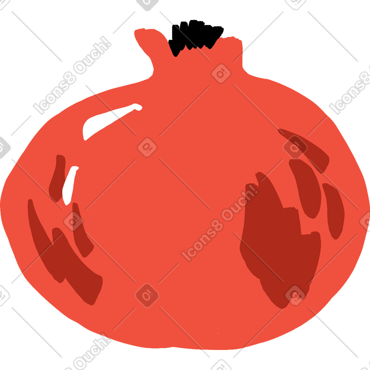 Illustration Grenade dans le style Experimental à télécharger aux formats PNG, SVG