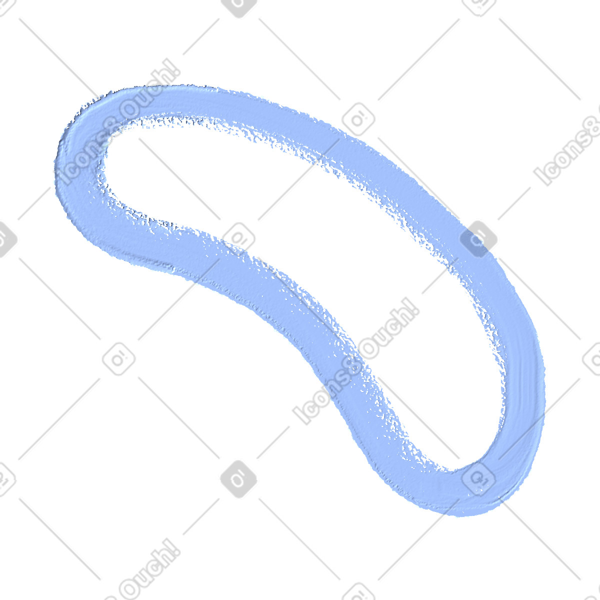 Illustration Abstract blue ring dans le style Scrapbooking à télécharger aux formats PNG, SVG