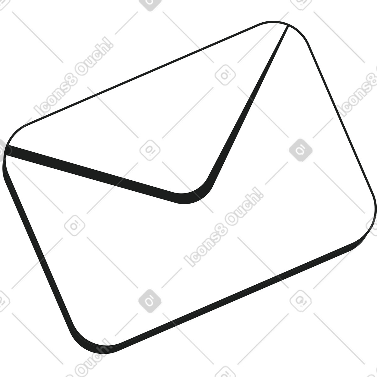 Ilustração de Mensagem pequena em no estilo Strict para baixar em PNG, SVG