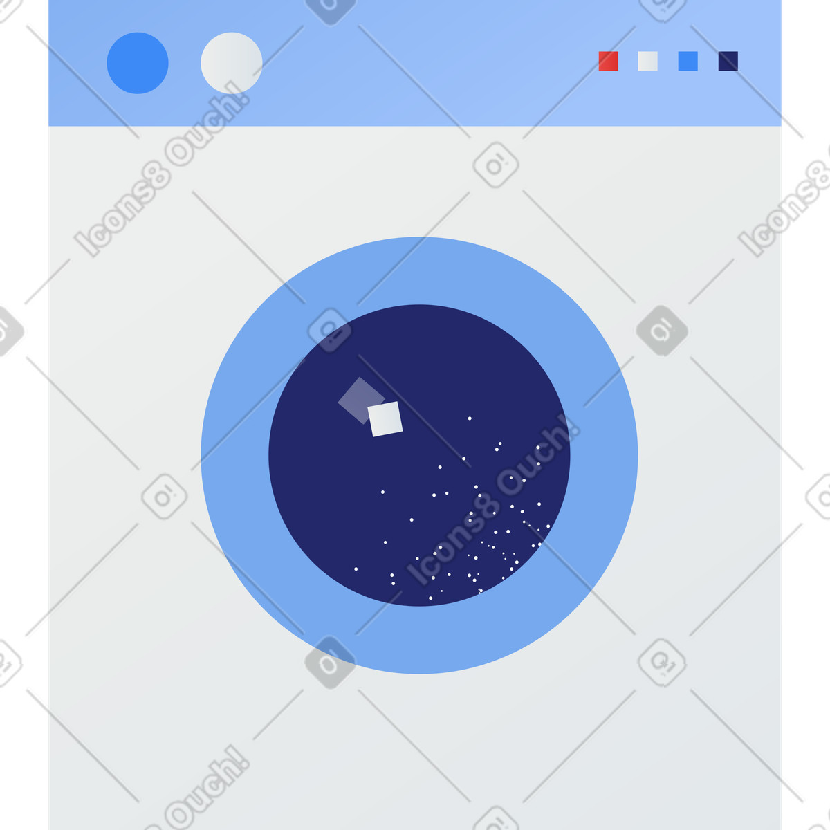 Illustration Machine à laver dans le style Clip télécharger aux formats PNG, SVG