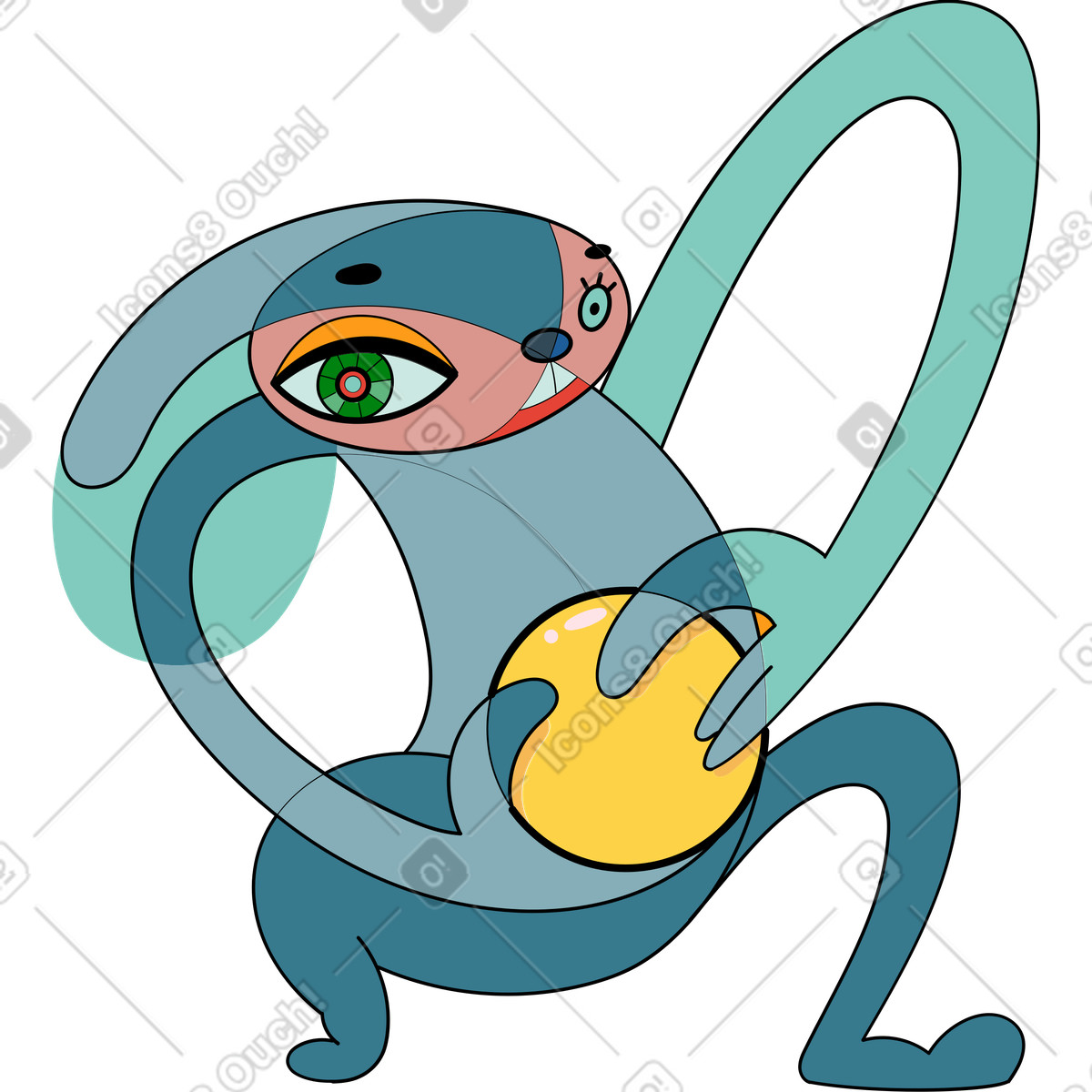 Иллюстрация Существо в PNG и SVG