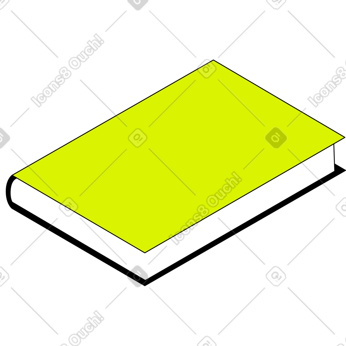 Ilustração de Livro em no estilo Isometric para baixar em PNG, SVG