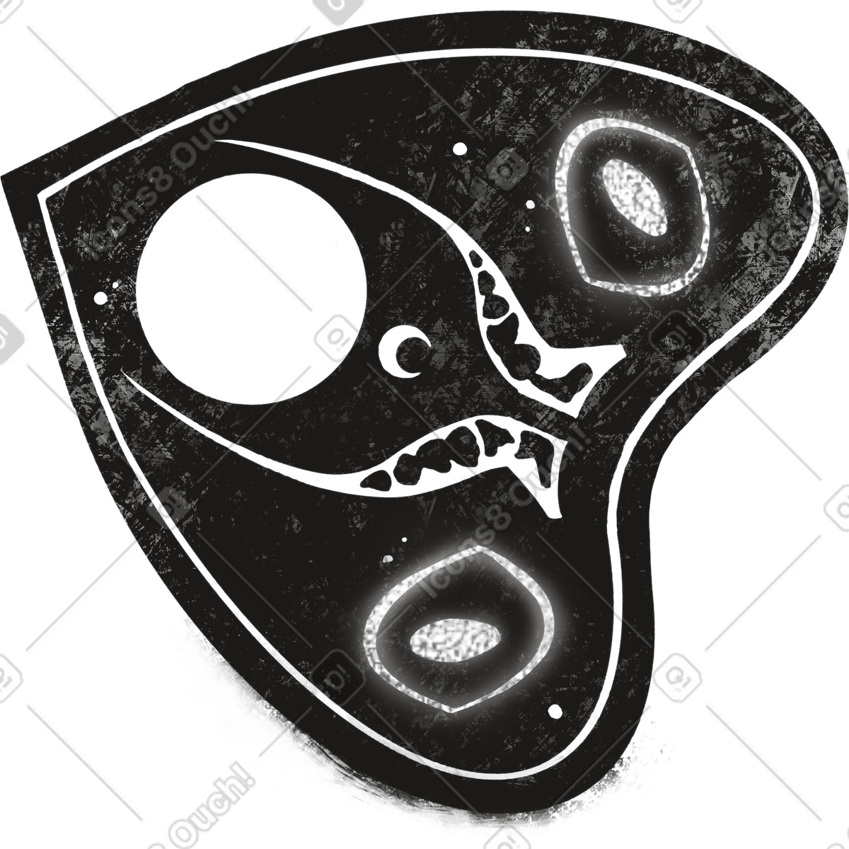 Иллюстрация Ouija planchette в стиле Mystery — скачать в форматах PNG, SVG