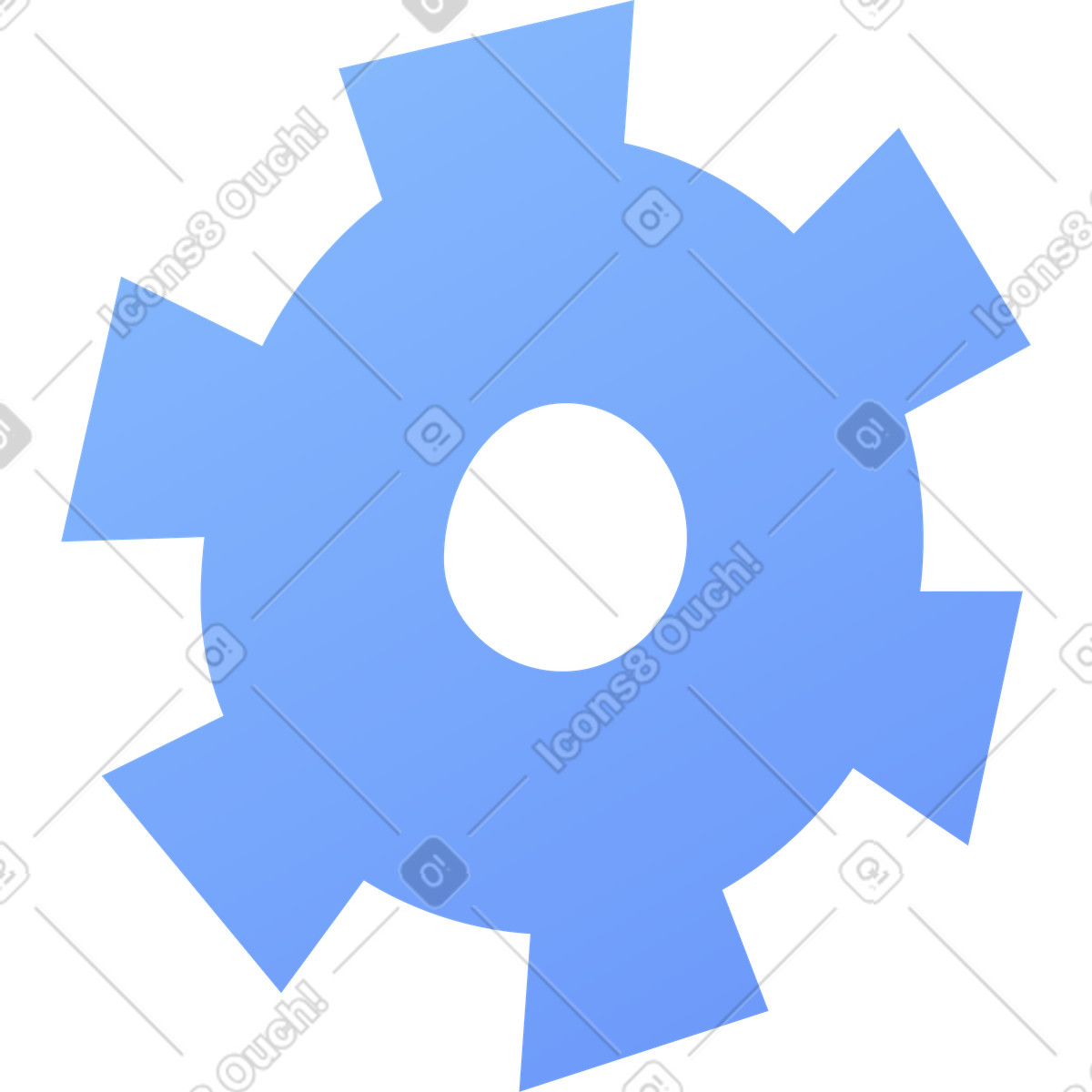 Ilustração de Engrenagem em no estilo Buddy para baixar em PNG, SVG