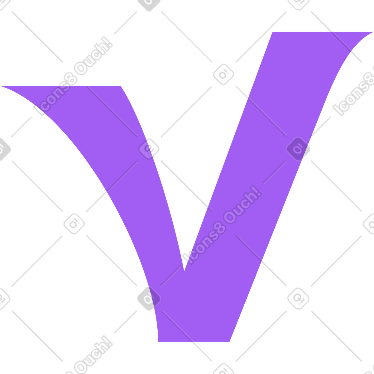 Check mark illustration in PNG, SVG