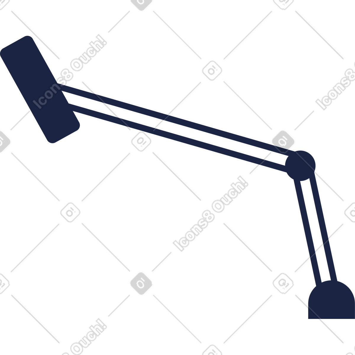 Illustration Microphone de studio dans le style Urban Line à télécharger aux formats PNG, SVG