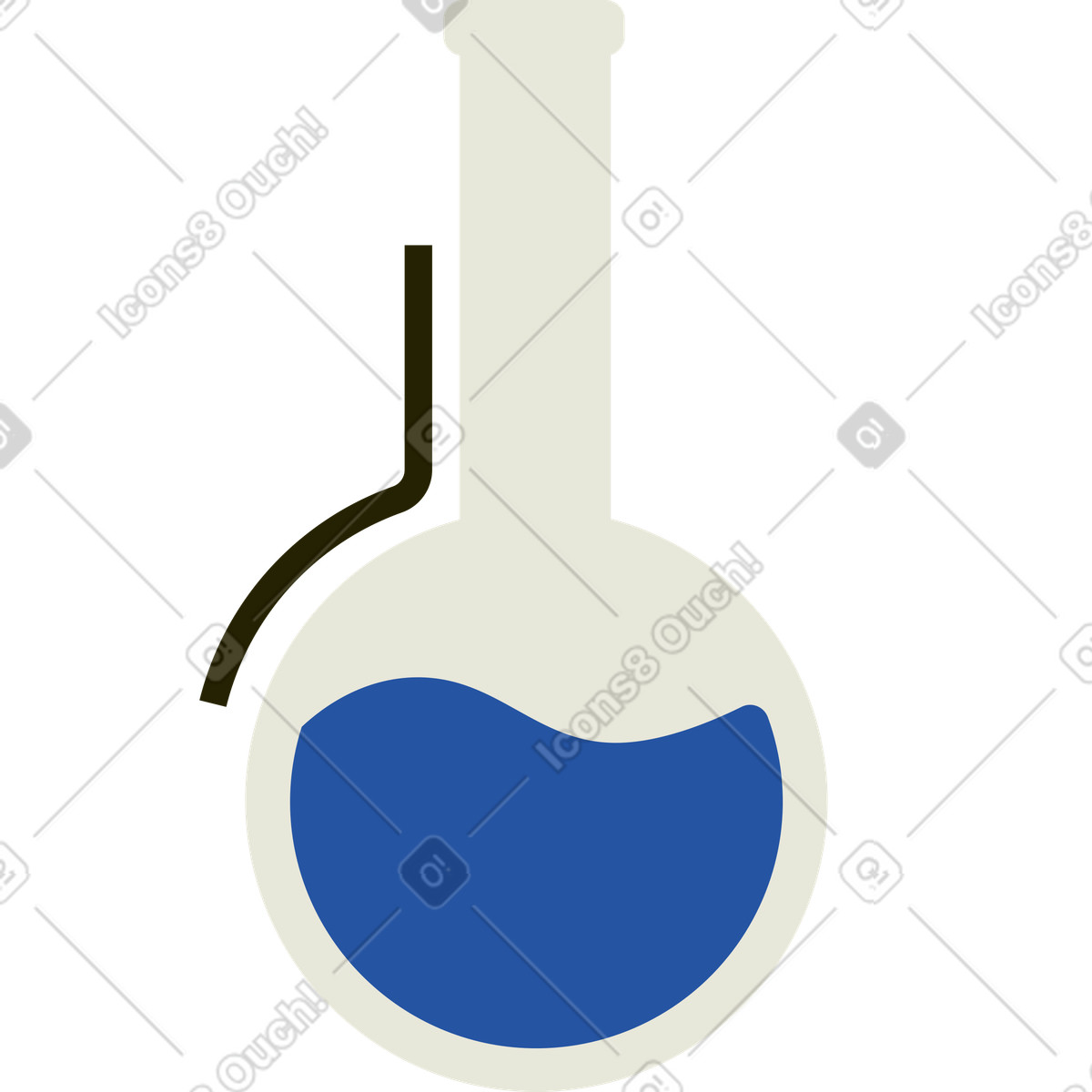 下载 Spot 风格的 Chemistry flask 插画，支持 PNG、SVG 格式