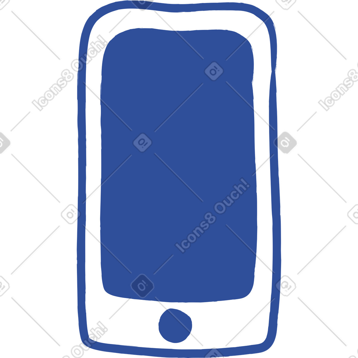 Telefono illustrazione in stile Lime scarica in PNG, SVG