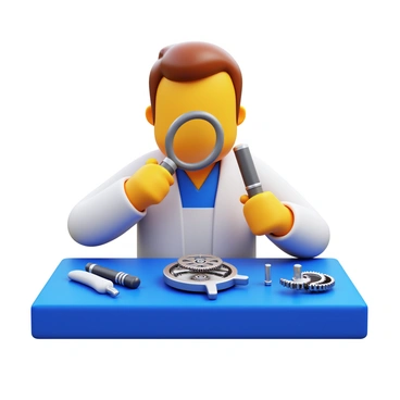A watchmaker examining the intricate gears of a watch through a loupe