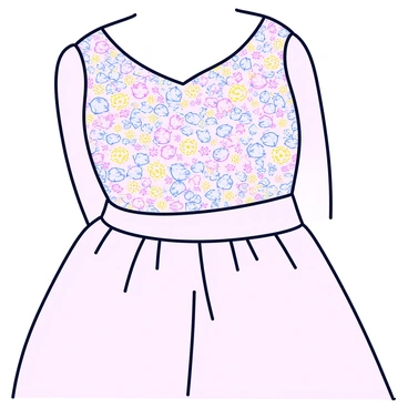 A close-up view of a haute couture dress featuring detailed embroidery in various colors. The intricate beading creates patterns that shimmer delicately in the light. The fabric of the dress appears soft and luxurious, complementing the complex designs. Each bead is precisely placed, enhancing the elegance of the overall look.