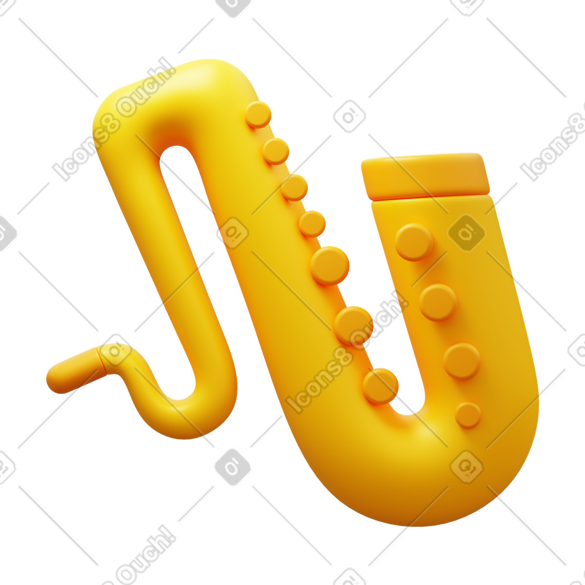下载 3D Fluency 风格的 Sax 插画，支持 PNG、SVG 格式