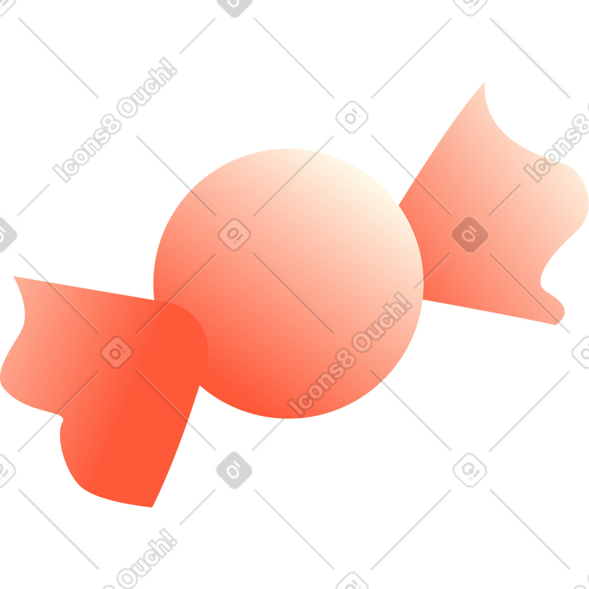 下载 Beam 风格的 包装中的圆形糖果 插画，支持 PNG、SVG 格式