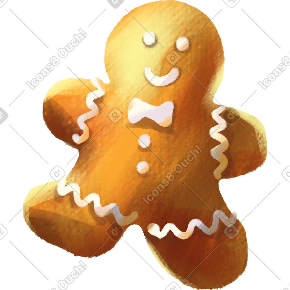 下载 Sunday 风格的 Gingerbread 插画，支持 PNG、SVG 格式