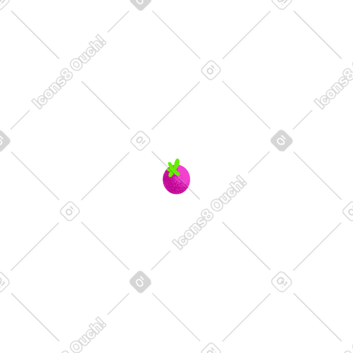 Tomato-Illustration im Flare-Stil als Download in PNG, SVG