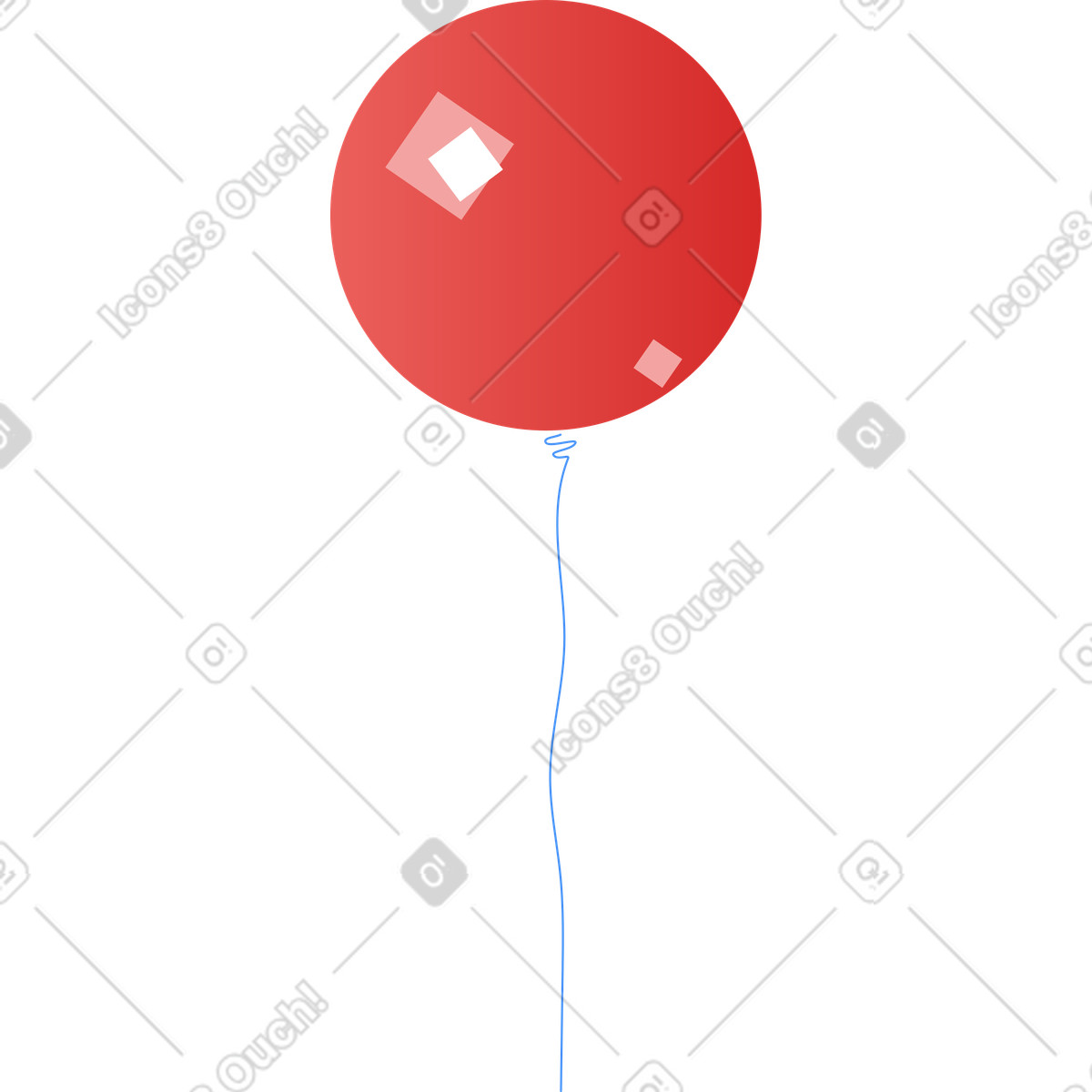 下载 Clip 风格的 气球 插画，支持 PNG、SVG 格式