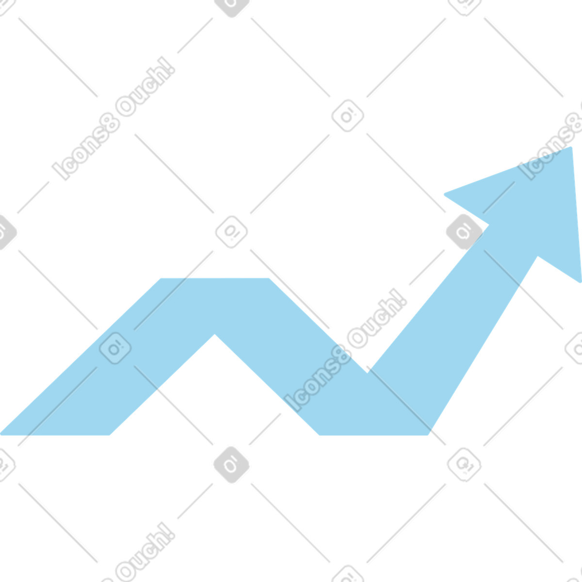 Illustration Grande flèche vers le haut dans style Simplistic à télécharger aux formats PNG, SVG