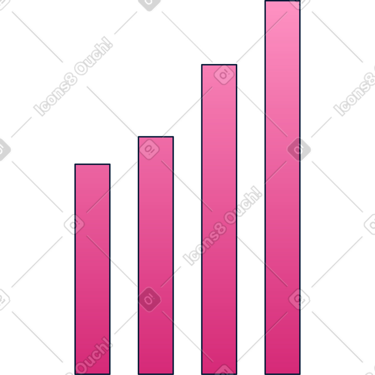 Graph illustration in PNG, SVG