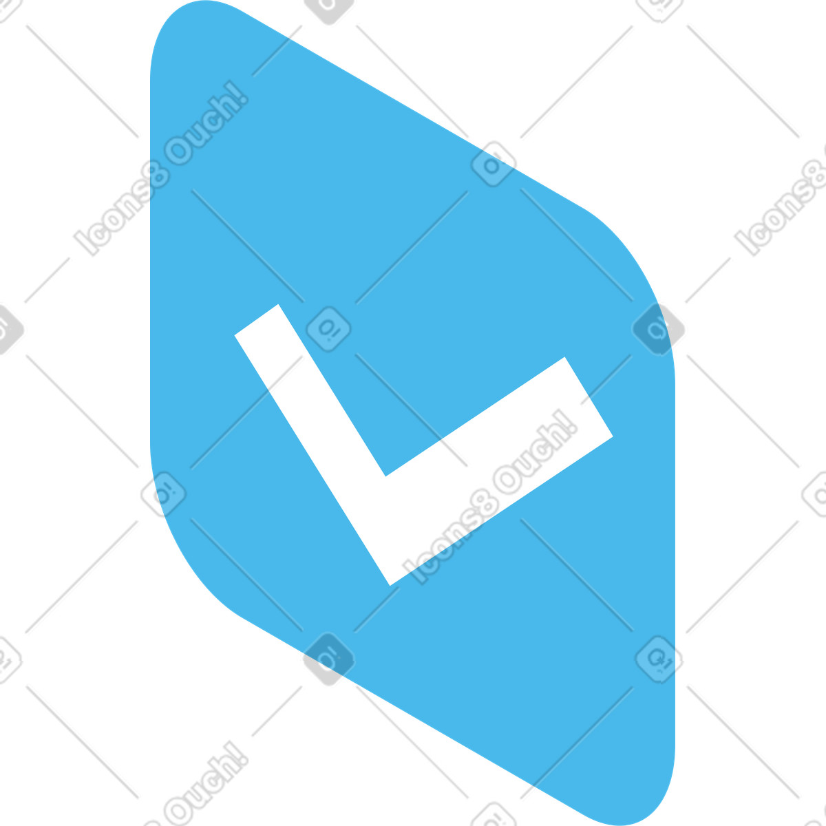 Quantum スタイルの Approval checkmark indicating verified account or confirmed action on interface のイラストをPNG、SVG形式でダウンロード