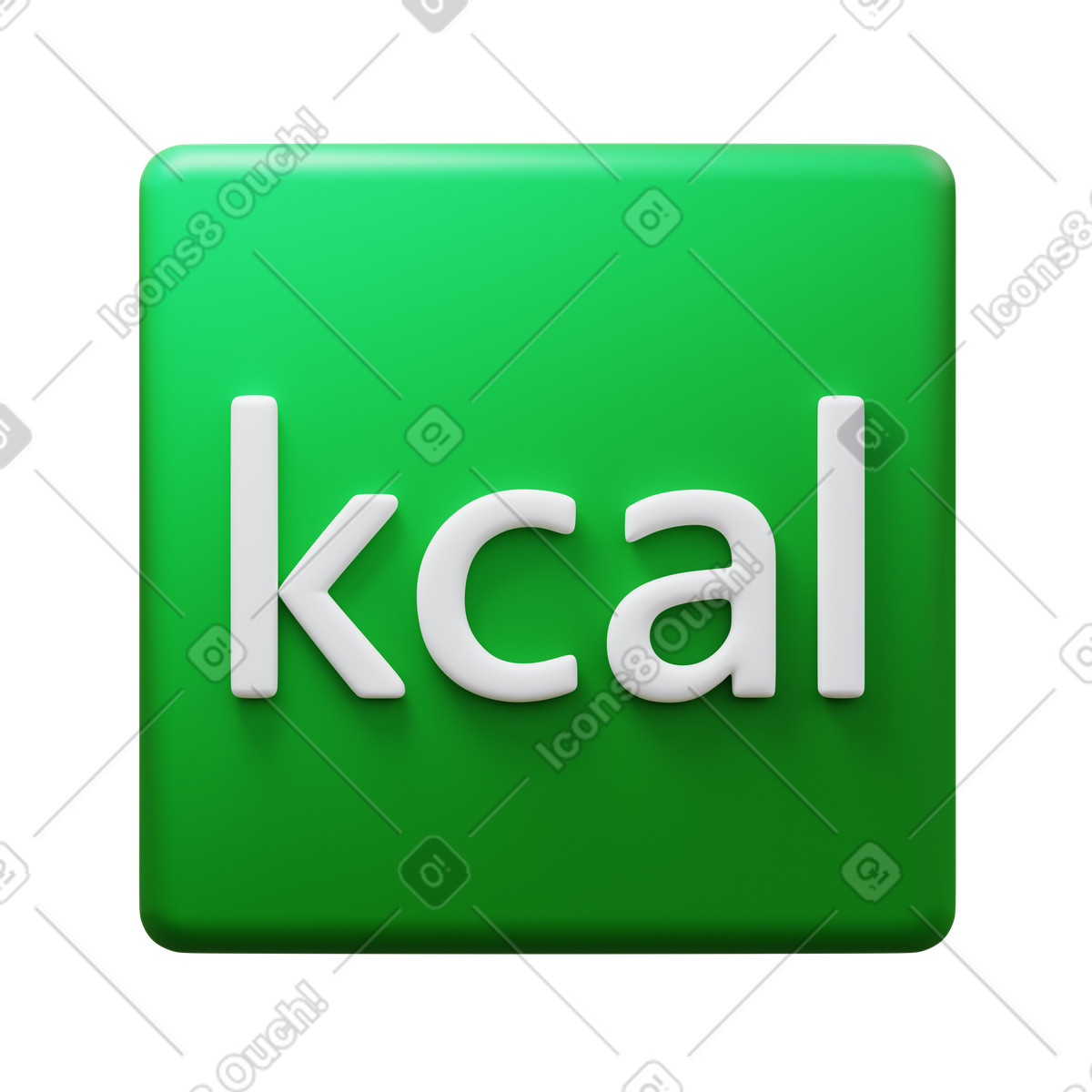 Ilustração de Calorias em no estilo 3D Fluency para baixar em PNG, SVG