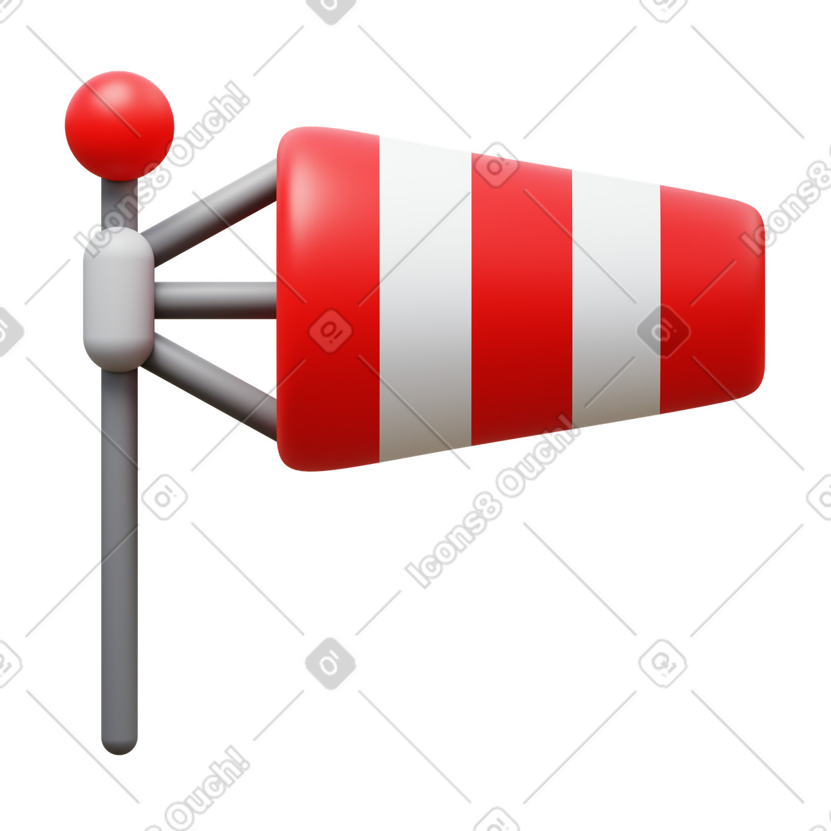 Illustration Manche à air dans le style 3D Fluency télécharger aux formats PNG, SVG