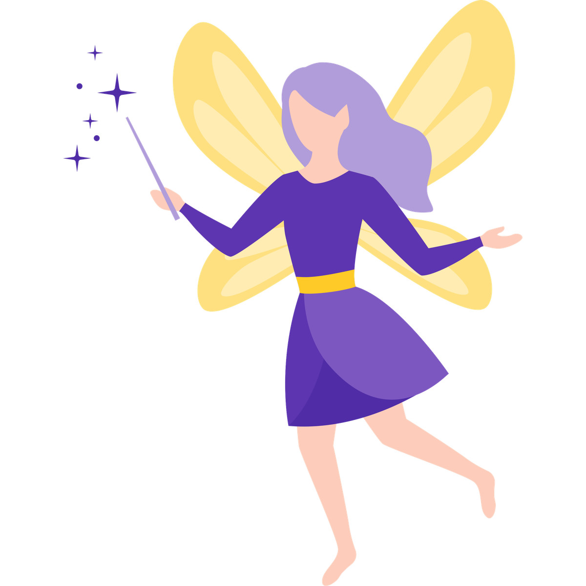 下载 Fogg 风格的 Fairy 插画，支持 PNG、SVG 格式