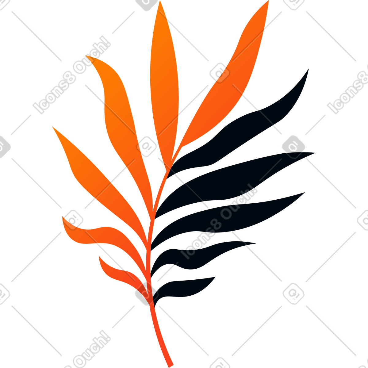 下载 Amani 风格的 红黑草 插画，支持 PNG、SVG 格式