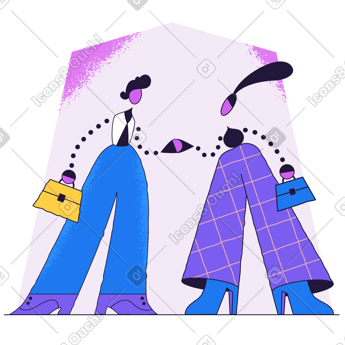 Ilustración Hacer un trato en estilo Conifer a descargar en PNG y SVG
