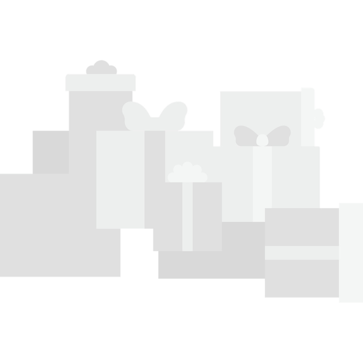Christmas gifts illustration in Fogg style download in PNG, SVG