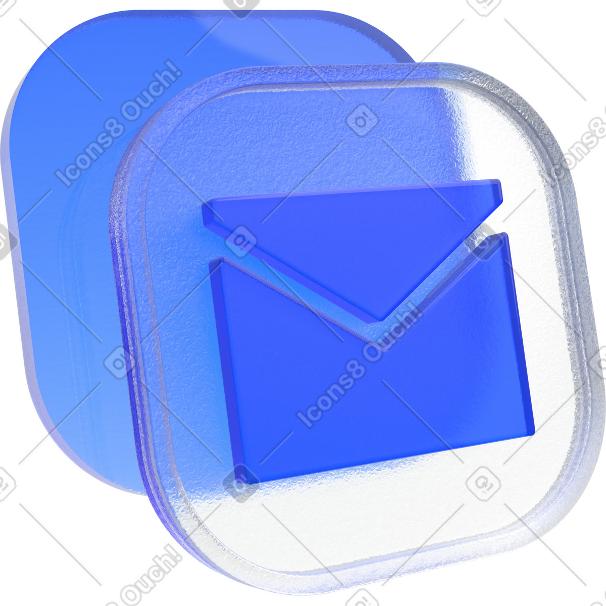 Notifiche via e-mail, aggiornamenti e-mail illustrazione in stile 3D Enterprise scarica in PNG, SVG