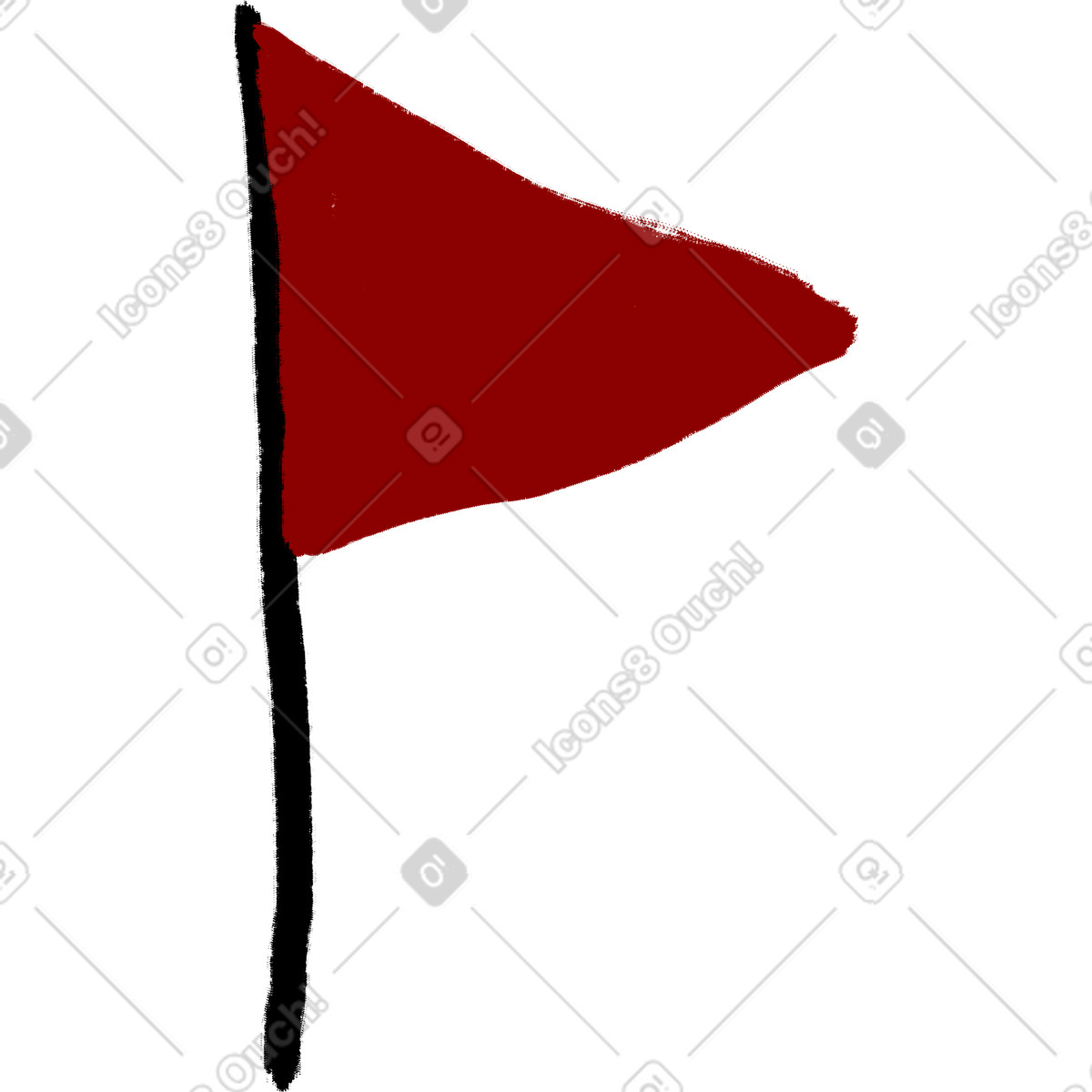 Atomic 스타일의 Flag 일러스트레이션 PNG, SVG 다운로드