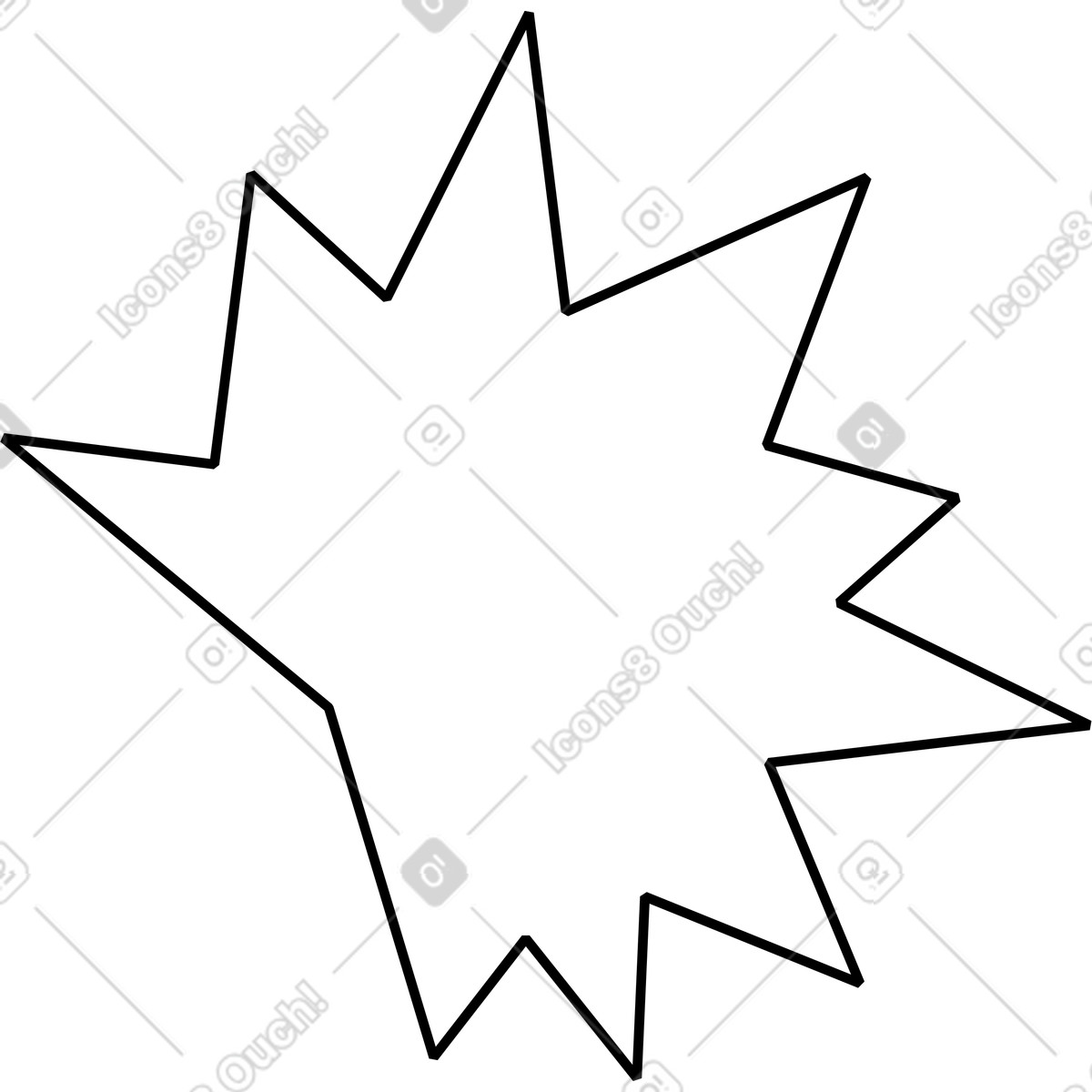 Flash illustration in Memphis style download in PNG, SVG