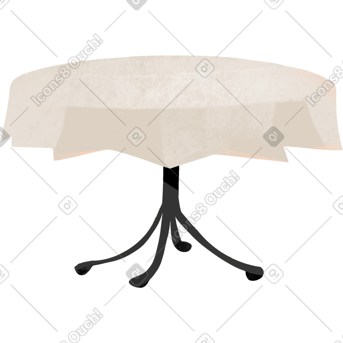Ilustración Comedor en estilo Fabulous a descargar en PNG y SVG