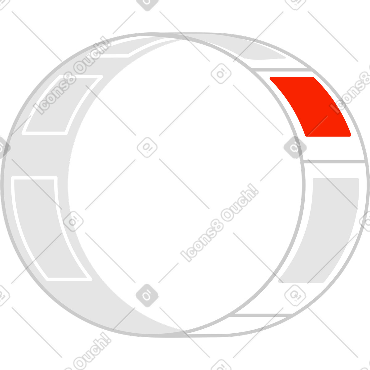 Ilustración Anillo de redes sociales en estilo Giggle a descargar en PNG y SVG