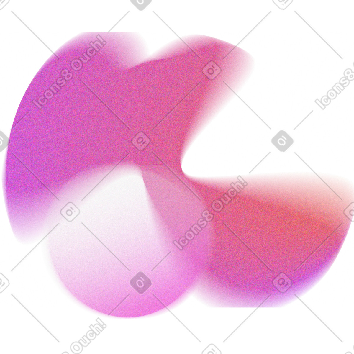 下载 Forms 风格的 Pink blur 插画，支持 PNG、SVG 格式