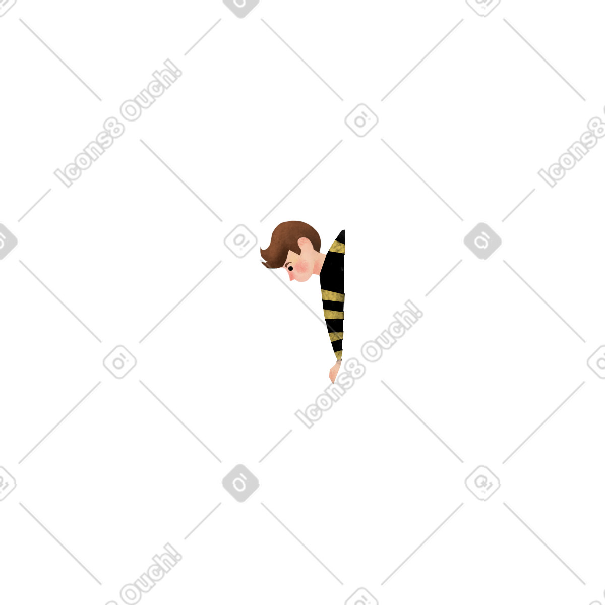Family スタイルの Boy のイラストをPNG、SVG形式でダウンロード