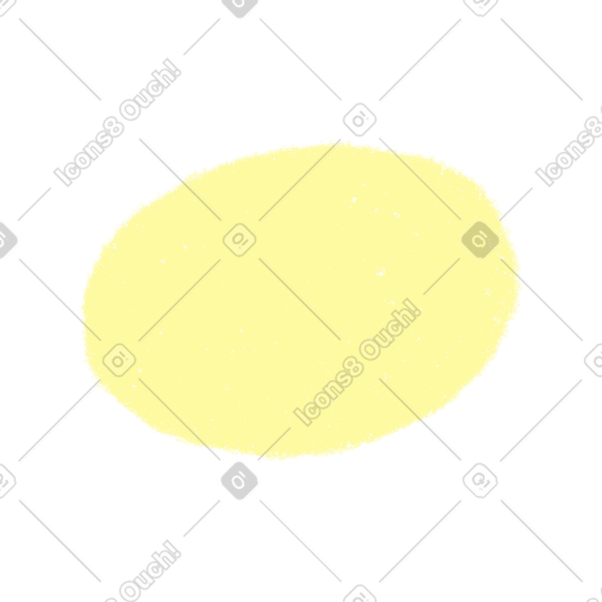 Ilustración Yellow spot en estilo Biro a descargar en PNG y SVG