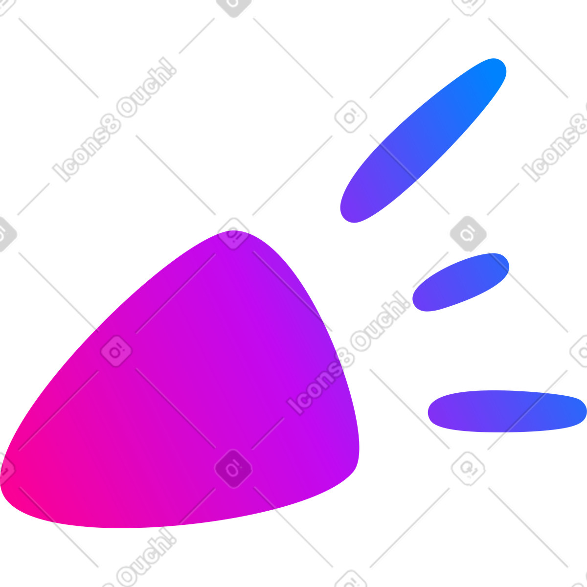 Vibrant スタイルの ファンファーレ のイラストをPNG、SVG形式でダウンロード